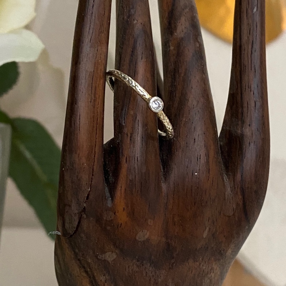 Delicate Cz Ring - image 1